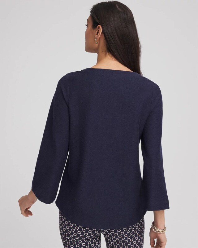 Denim Soutache Top - image 3